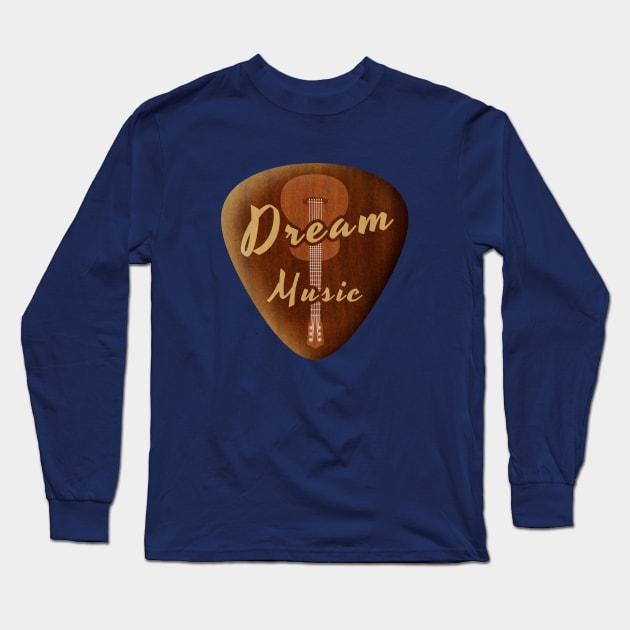 Guitar pick Long Sleeve T-Shirt by CleanRain3675